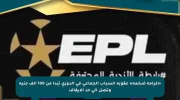 «غرامة ضخمة» عقوبة السباب الجماعى فى الدوري تبدأ من 100 ألف جنيه وتصل إلى حد الإيقاف